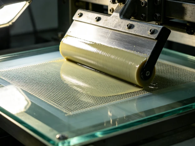 high precision stainless steel screen printing mesh for glass