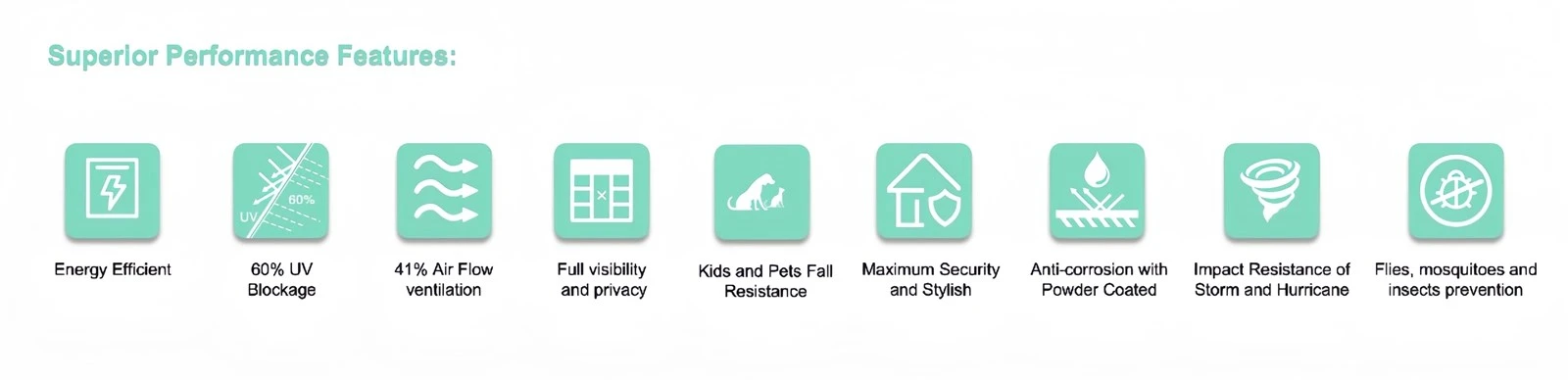 superior performance features superior performance features